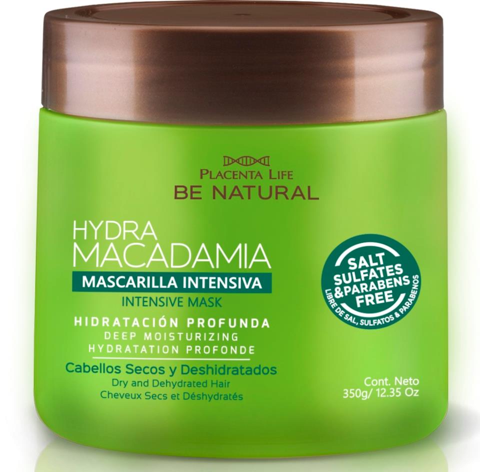 Be natural Hydra Macadamia Mascarilla Pot X 350g - Plife Be Natural
