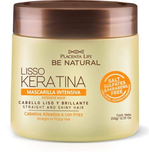 Be natural Lisso Keratina Mascarilla Pot X 350g - Plife Be Natural
