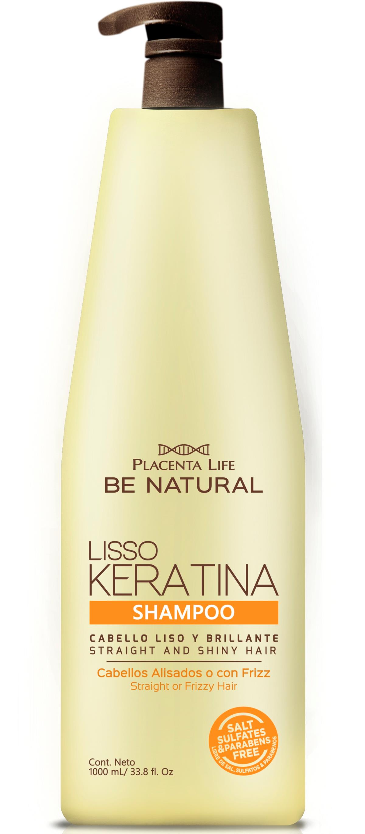 Be natural Lisso Keratina Shampoo Fco X 1000 ml