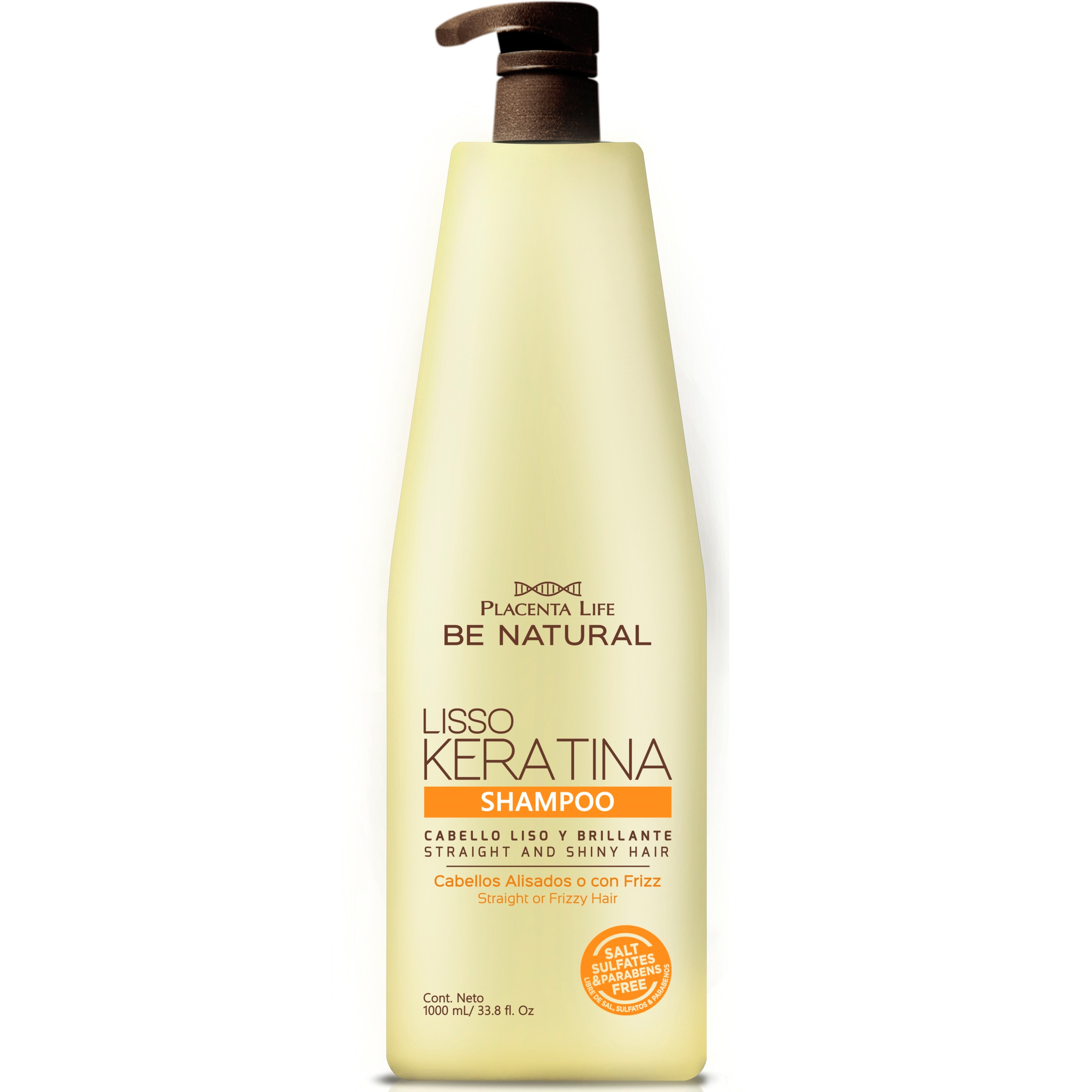 Be natural Lisso Keratina Shampoo Fco X 1000 ml