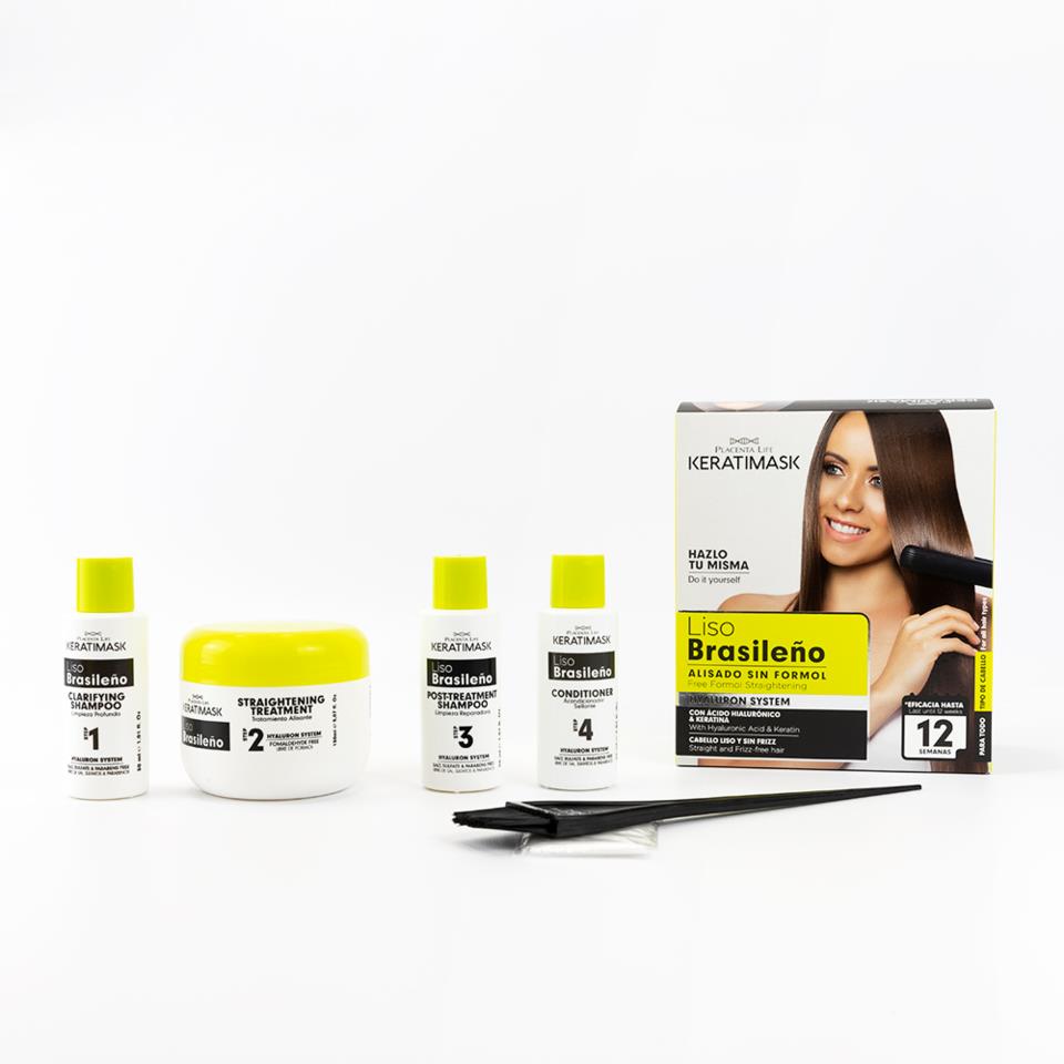 Be natural Plife Keratimask Kit Liso Brasileño ( Kit Retail )