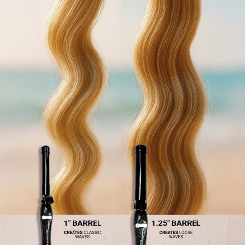 Beachwaver B1.25 Black Glitter- 1.25 Inch Curling Iron