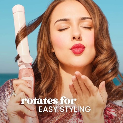 Плойка Beachwaver B1.25 Pink Glitter с автоматическим вращением, 1,25 дюйма — фото 5