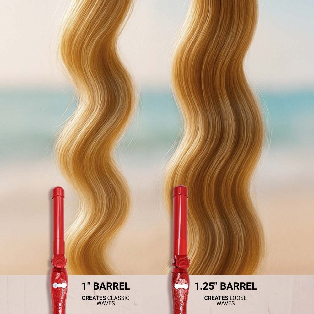 Beachwaver B1.25 Red Glitter- 1.25 Inch Curling Iron (obrázok 3)