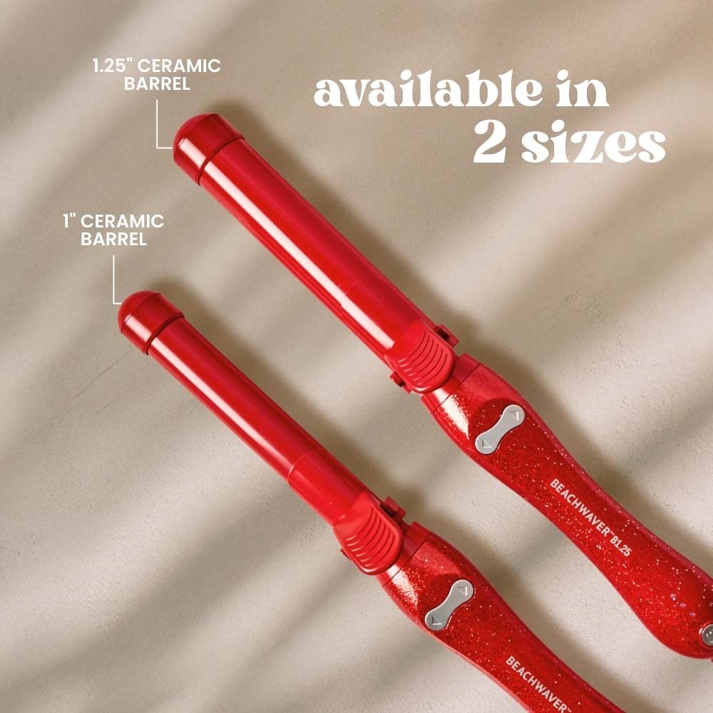 Beachwaver B1.25 Red Glitter- 1.25 Inch Curling Iron (obrázok 4)