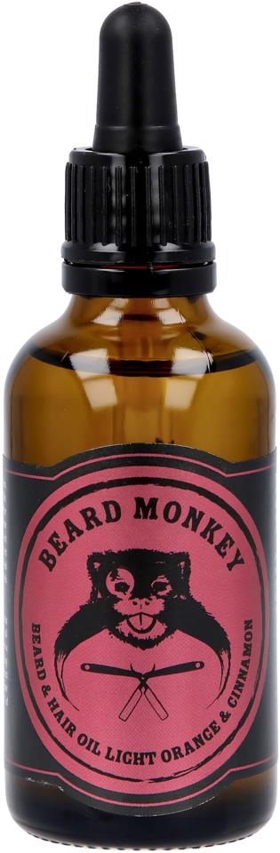 Beard Monkey Beard & Hair Oil Orange/Cinnamon