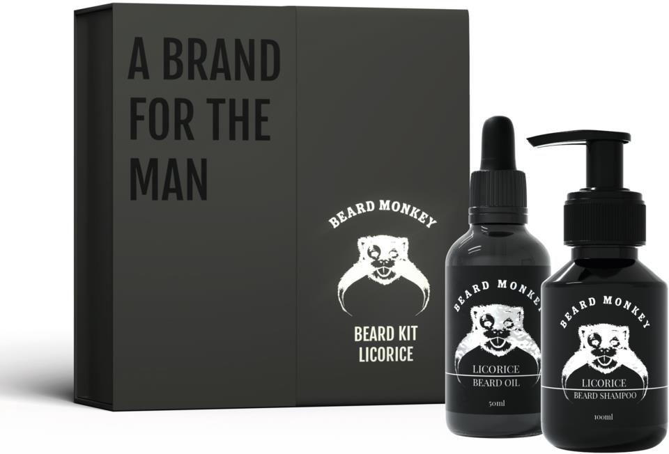 Beard Monkey Gift Set Licorice