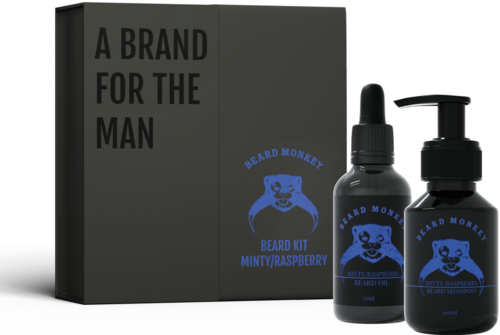 Beard Monkey Minty & Raspberry Gift Set