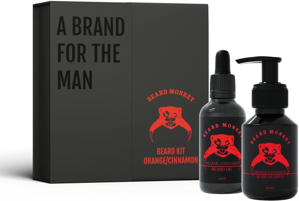 Beard Monkey Gift Set Orange & Cinnamon