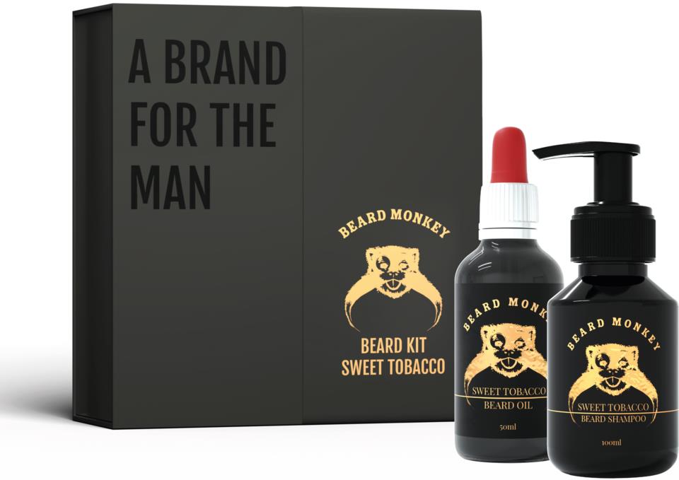 Beard Monkey Gift Set Sweet Tobacco