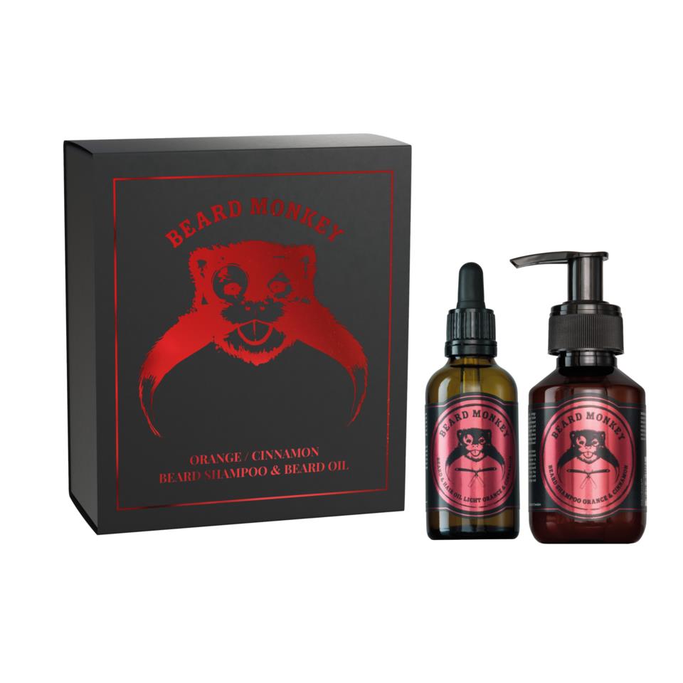 Beard Monkey Giftset Beard 2020- Orange / cinnamon