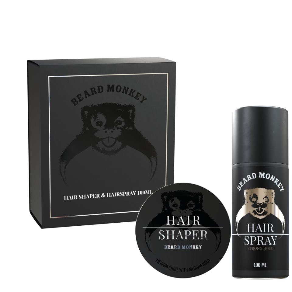 Beard Monkey Giftset  Hair - Shaper & Hairspray 100ml 