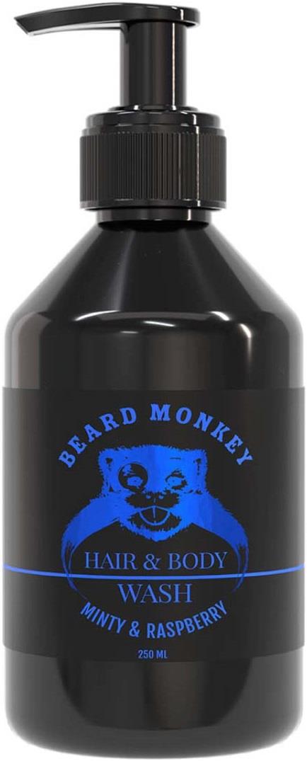 Beard Monkey Hair & Body Wash Minty & Raspberry 250 ml