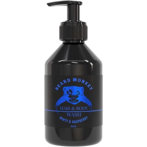 Beard Monkey Hair & Body Wash Minty & Raspberry från Beard Monkey