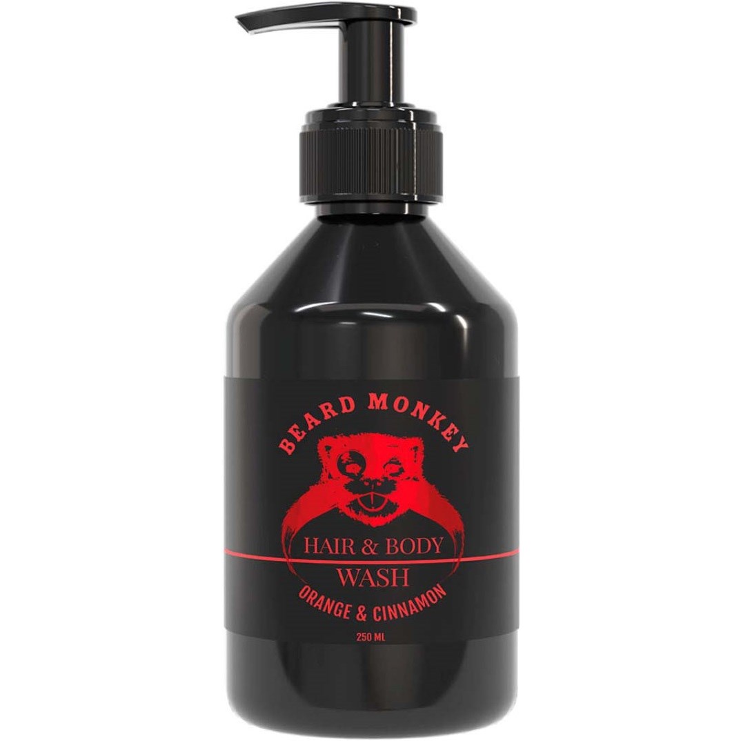 Läs mer om Beard Monkey Hair & Body Wash Orange & Cinnamon 250 ml