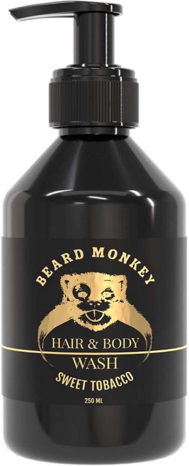Beard Monkey Hair & Body Wash Sweet Tobacco 250 ml