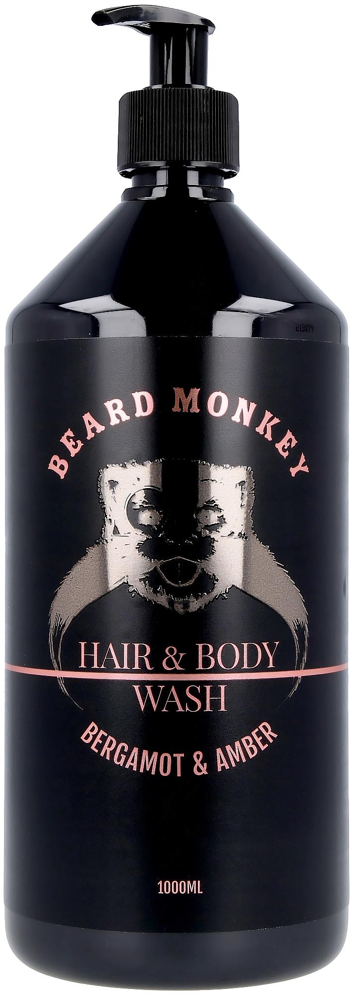 Beard Monkey Hair & Body Bergamot & Amber 1000 ml
