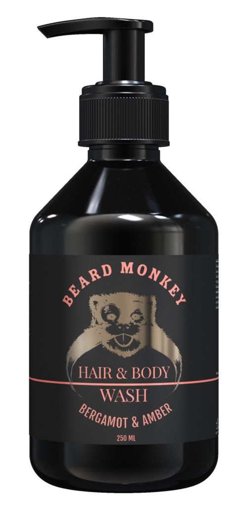 Beard Monkey Hair & body Bergamot & Amber 250 ml