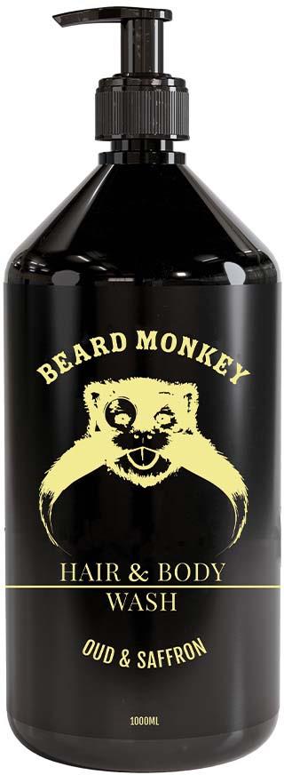 Beard Monkey Hair & Body Oud & Saffron 1000 ml