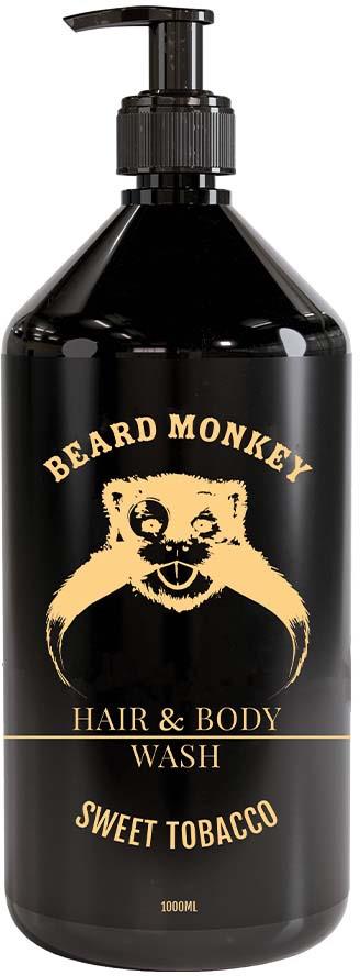 Beard Monkey Hair & Body Sweet Tobacco 1000 ml