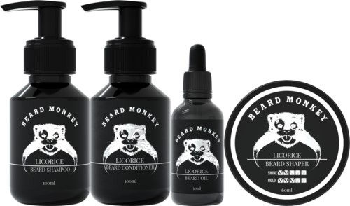 Beard Monkey Licorice All Beard Kit