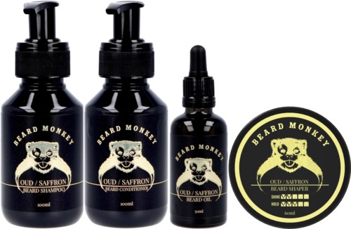 Beard Monkey Oud & Saffron All Beard Kit