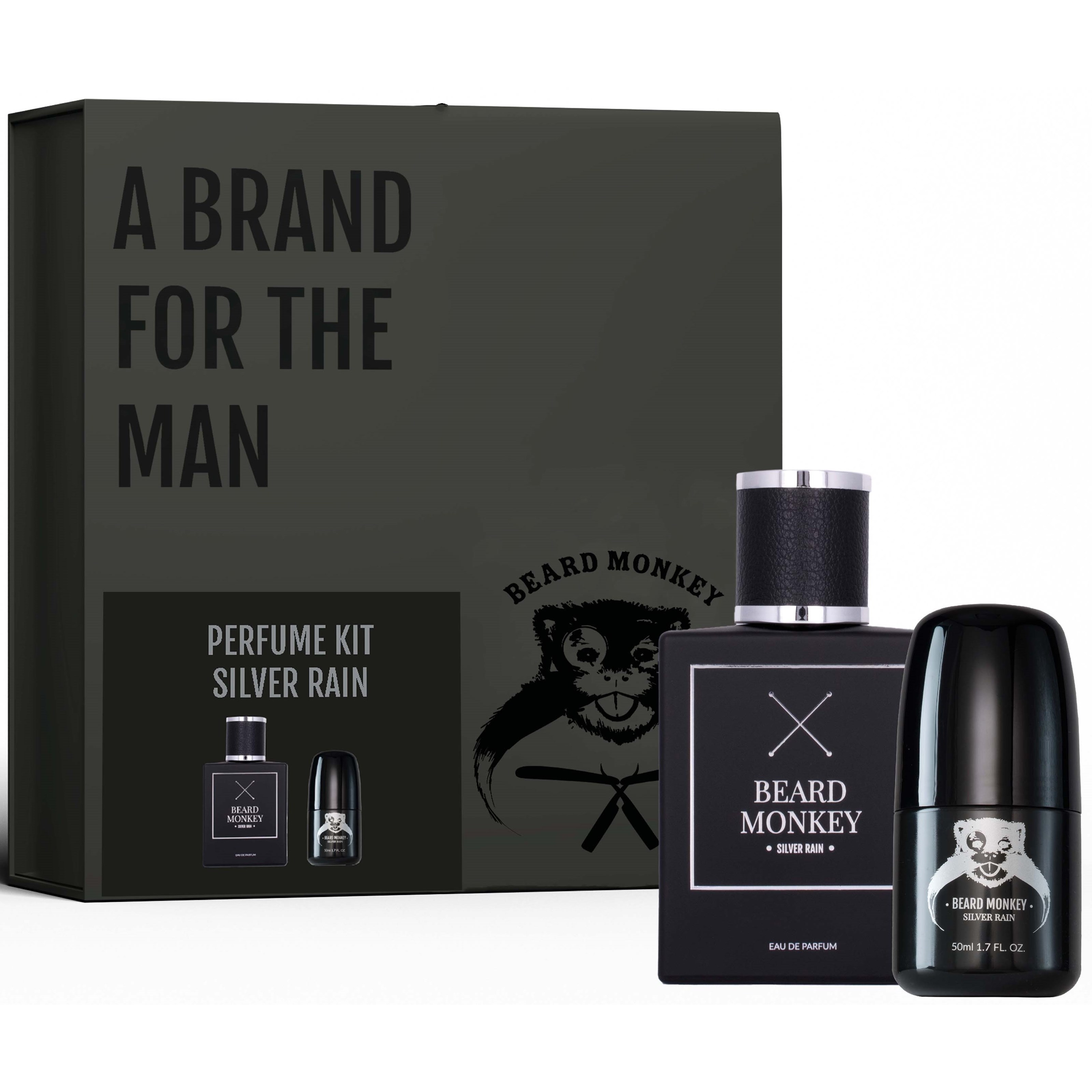 Beard Monkey Giftset Beard Monkey Silver Rain