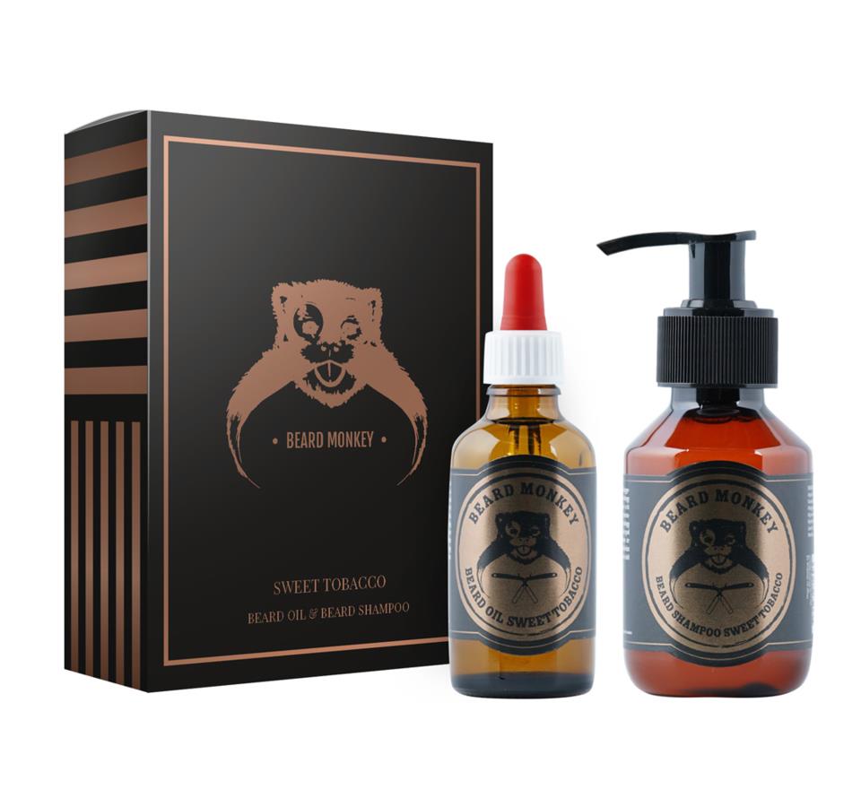 Beard Monkey Sweet Tobacco Shampoo & Oil