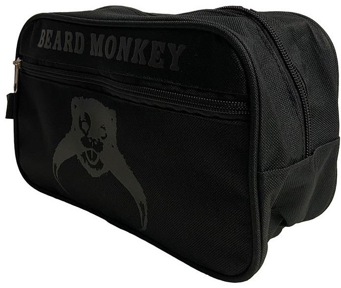 Beard Monkey Toilet Bag Black on Black