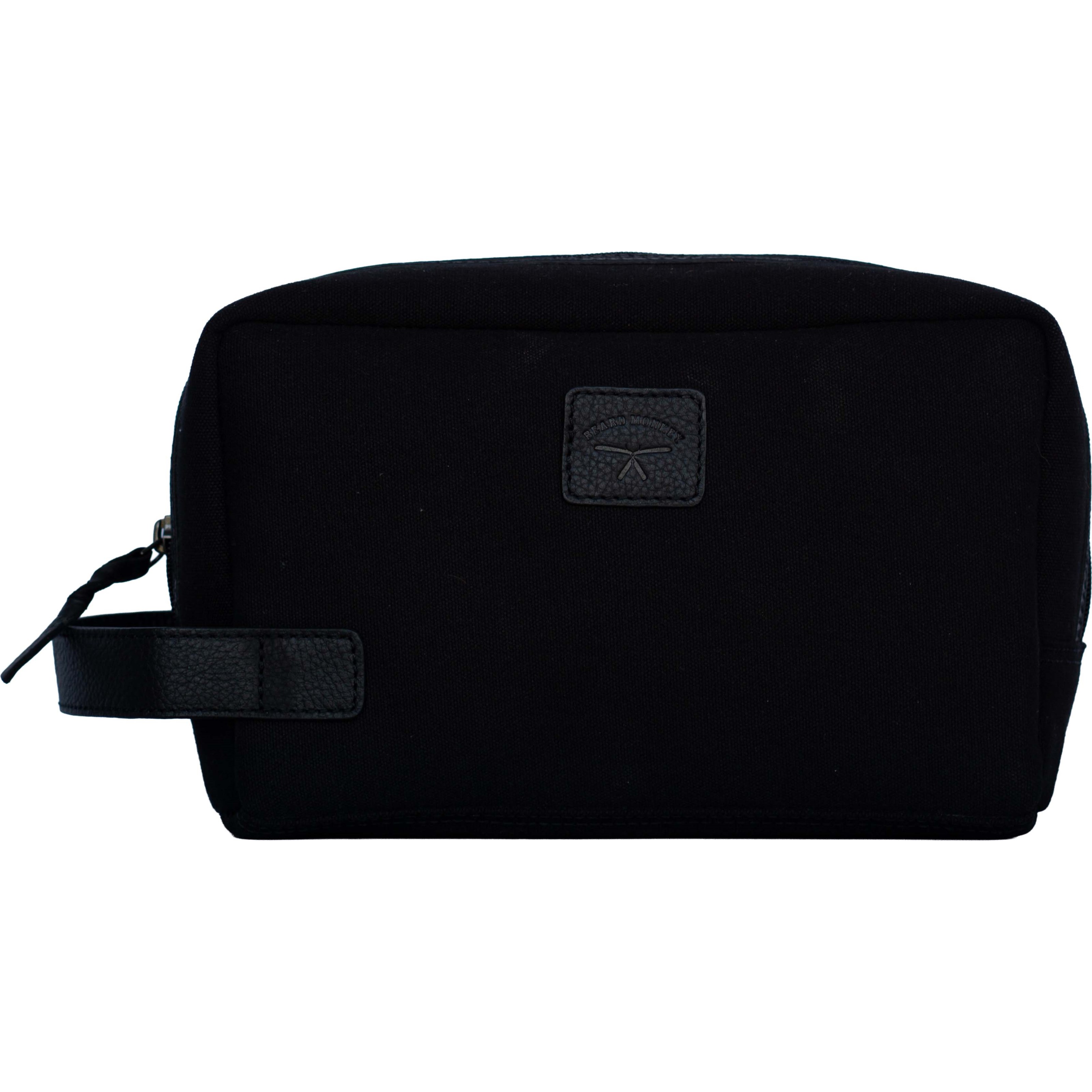 Beard Monkey Toiletery Bag Canvas Black