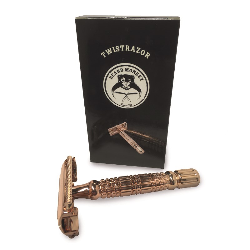 Alternativ bild 1 för Beard Monkey Twist Razor Guld