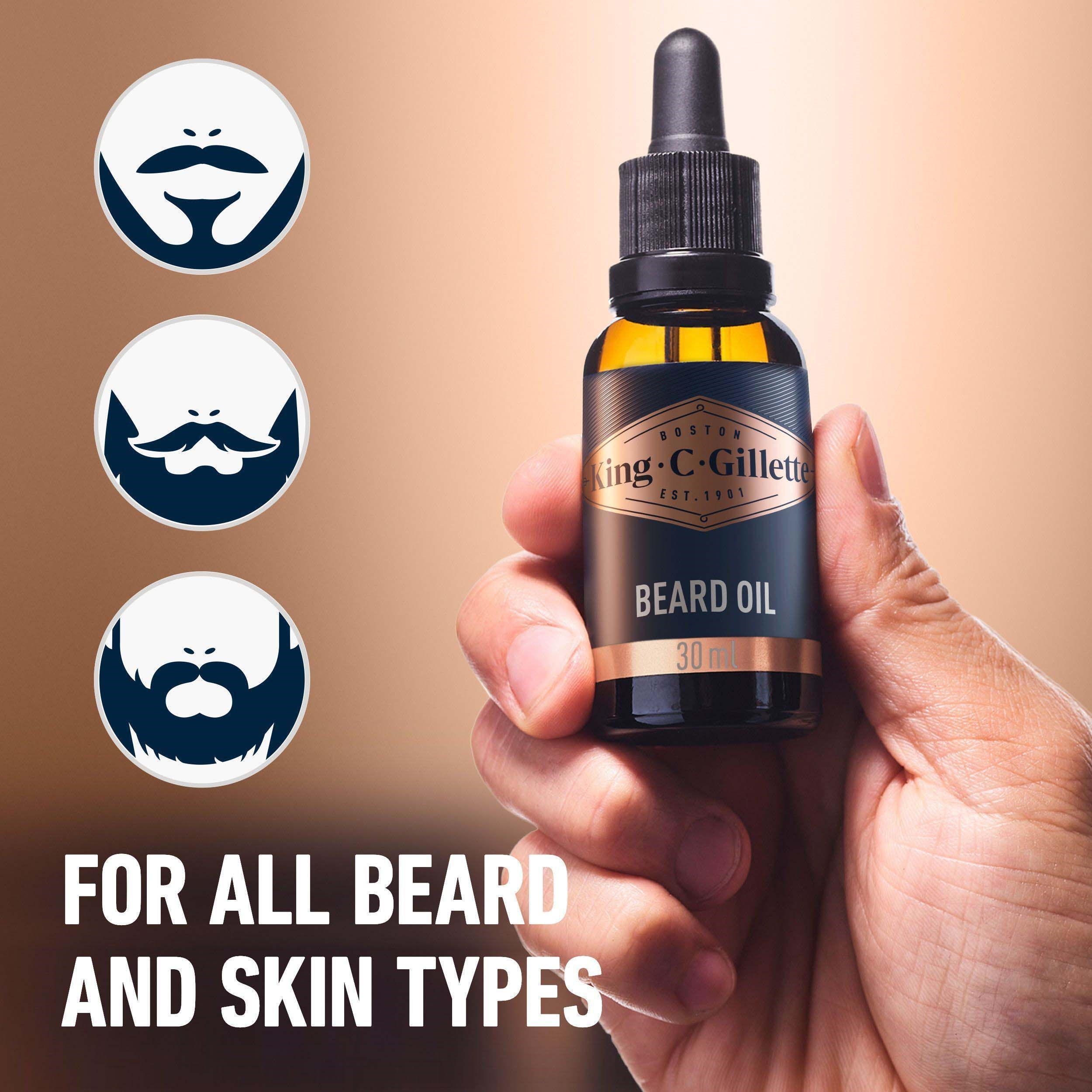 King C. Gillette Beard Oil 30 ml (obrázok 3)
