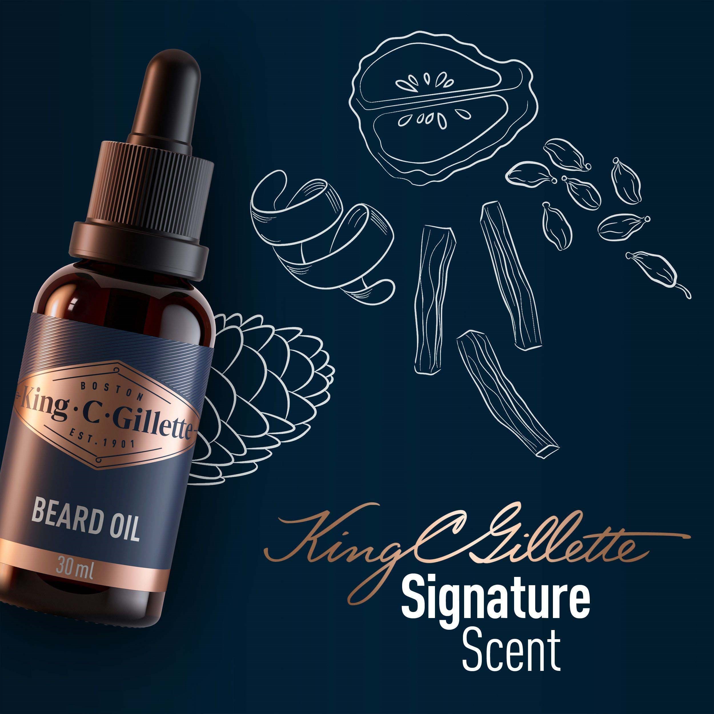 King C. Gillette Beard Oil 30 ml (obrázok 4)