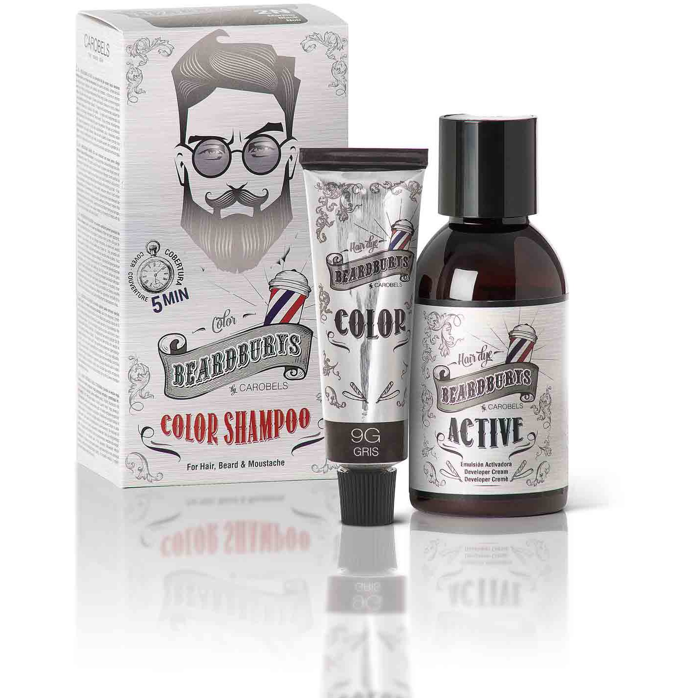 Läs mer om Beardburys Color Shampoo 9g Grå/Silver