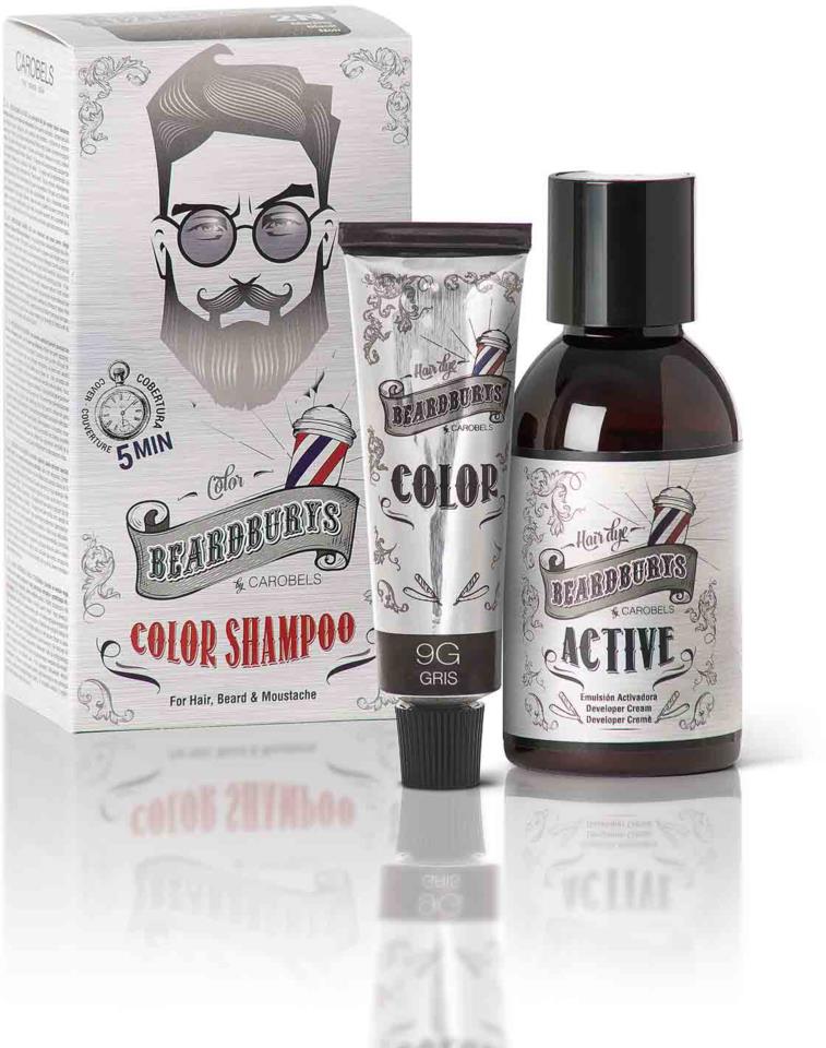 Beardburys Color Shampoo 9g Grå/Silver 