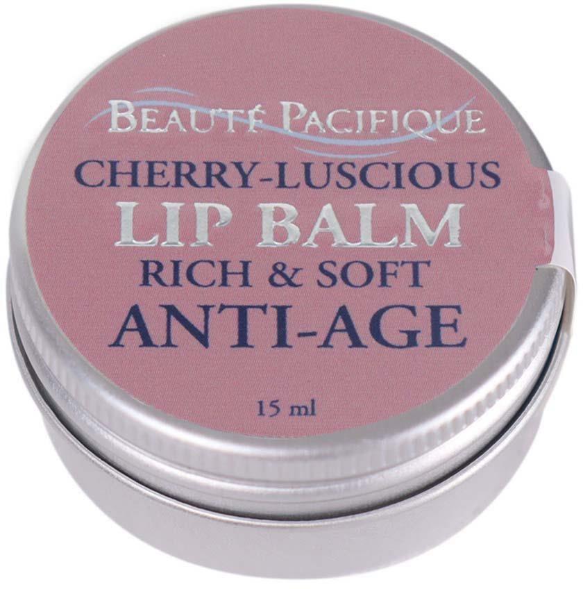 Beauté Pacifique Cherry-Luscious Lip Balm Rich & Soft Anti Age 15 Ml