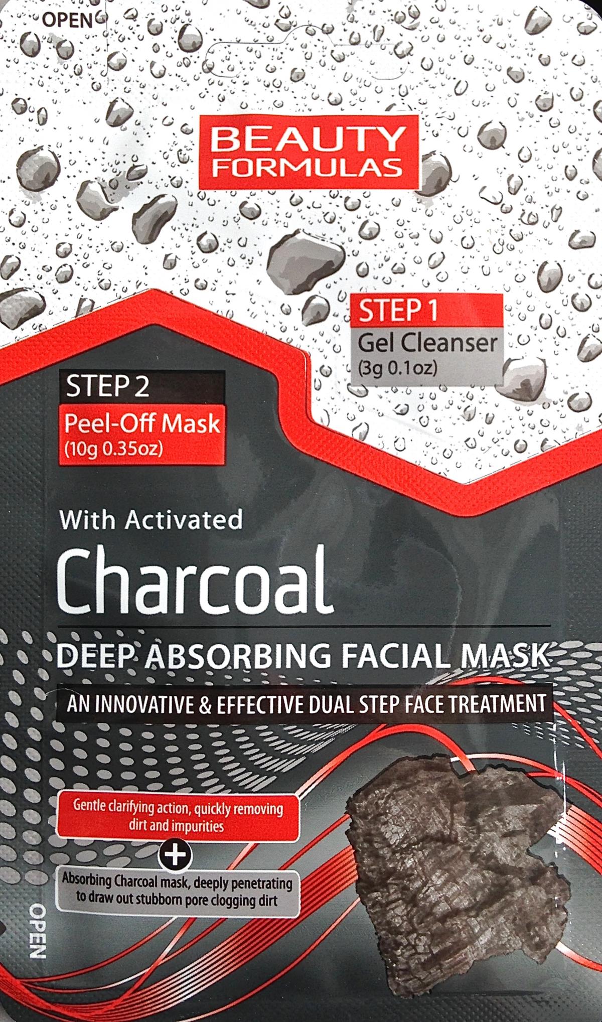 Beauty Formulas Charcoal Deep Absorbing Facial Mask 13 ml