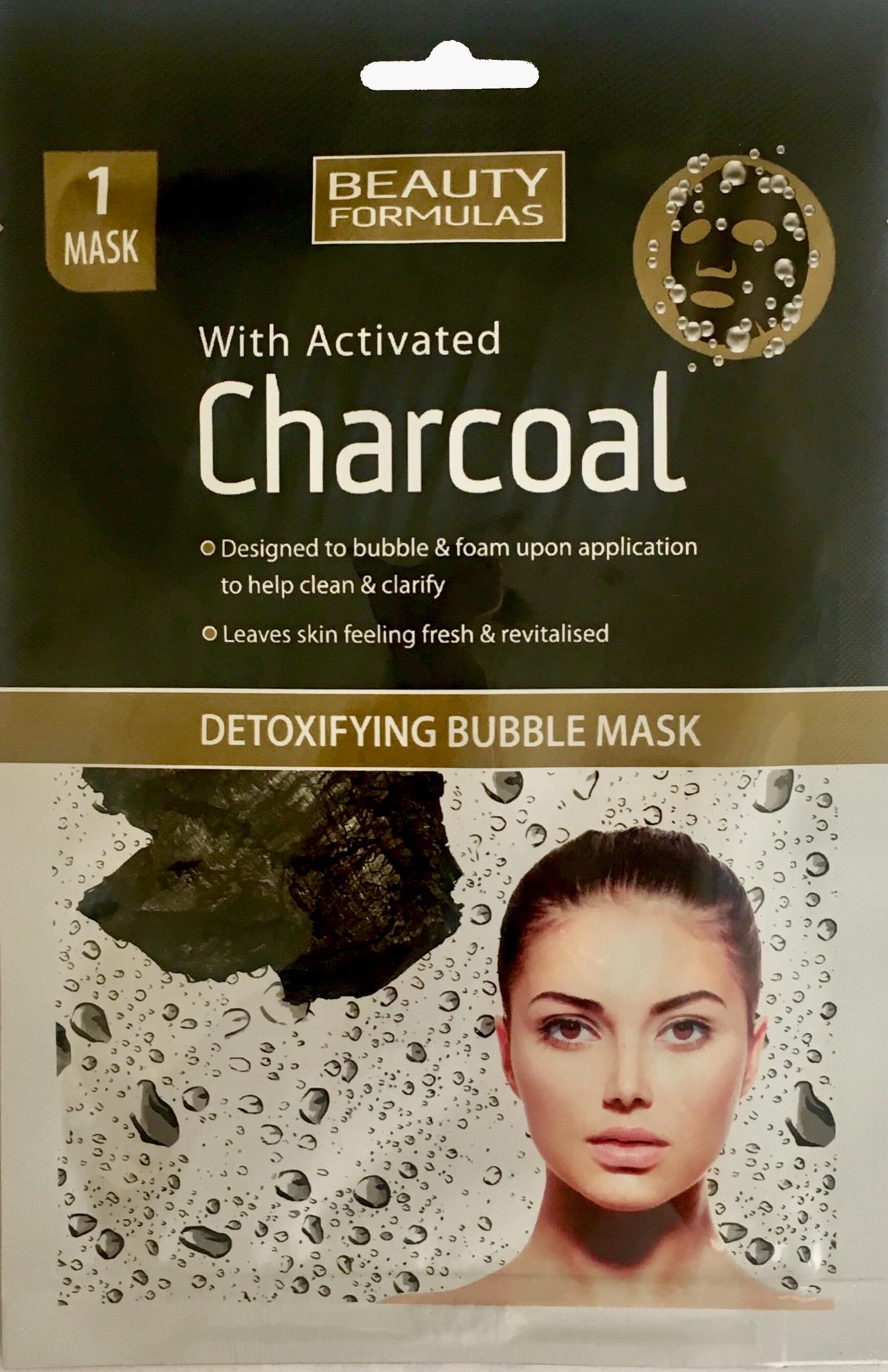 Beauty Formulas Detoxifying Bubble Mask With Activated Charcoal
