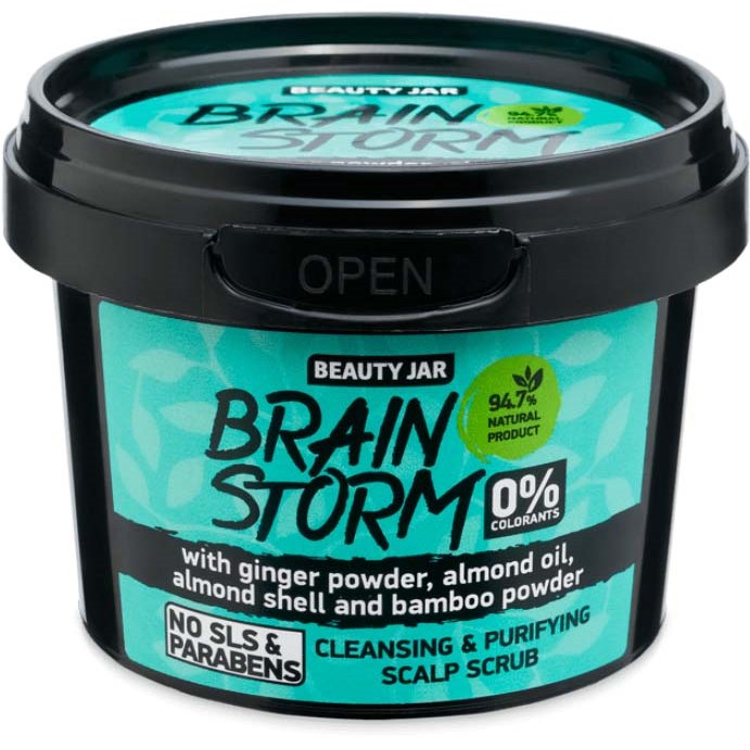 Läs mer om Beauty Jar Brainstrorm Scalp Scrub 100 g