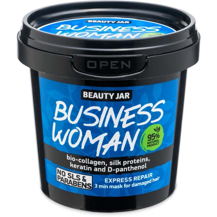 Läs mer om Beauty Jar Business Woman Express Repair Hair Mask 140 g