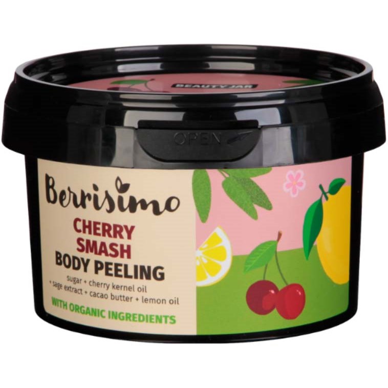 Läs mer om Beauty Jar Cherry Smash Body Peeling 300 g