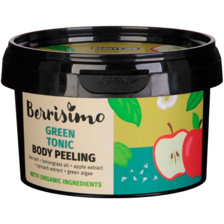 Läs mer om Beauty Jar Green Tonic Body Peeling 400 g