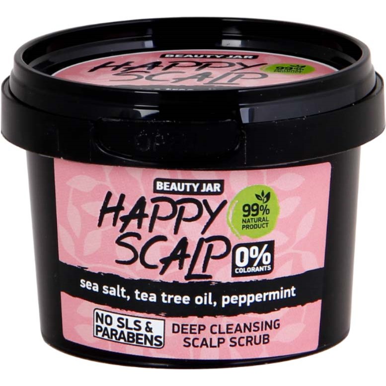 Läs mer om Beauty Jar Happy Scalp Deep Cleansing Scalp Srub 100 g