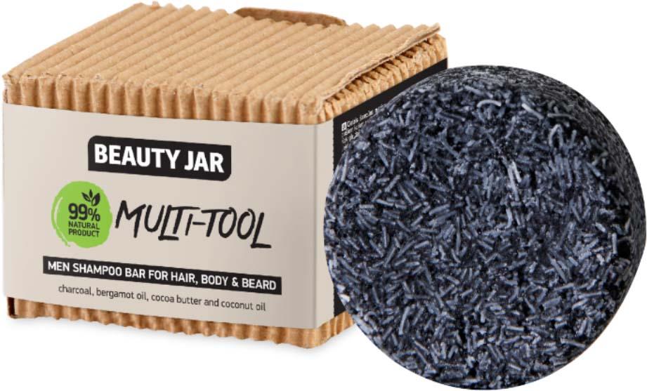 Beauty Jar Multi-Tool Hair, Body & Beard Shampoo Bar 60 g