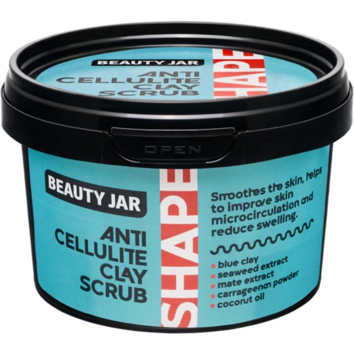 Läs mer om Beauty Jar SHAPE Anti-Cellulite Clay Scrub 380 g