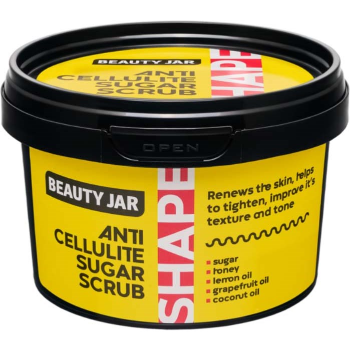 Läs mer om Beauty Jar SHAPE Anti-Cellulite Sugar Scrub 250 g