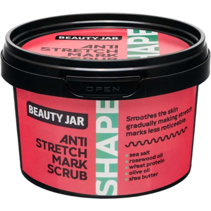 Läs mer om Beauty Jar SHAPE Anti-Stretch Mark Scrub 400 g