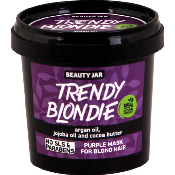 Läs mer om Beauty Jar Trendy Blondie Purple Hair Mask 150 ml