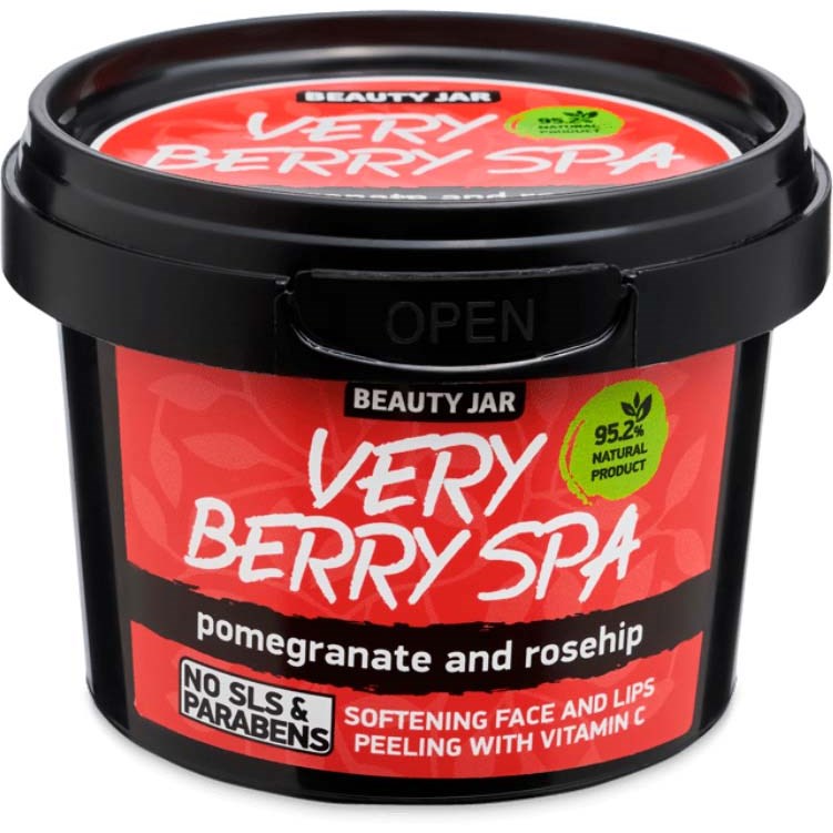 Läs mer om Beauty Jar Very Berry Spa Face and Lip Peeling 120 g