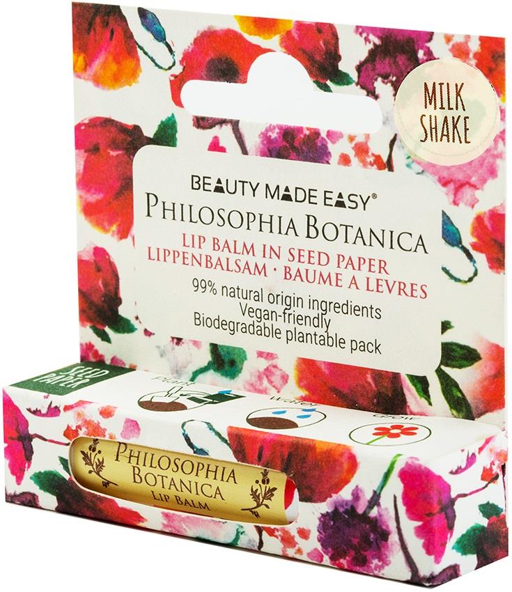 Beauty Made Easy Philosophia Botanica Milkshake Lip Balm in Seed Paper 5g